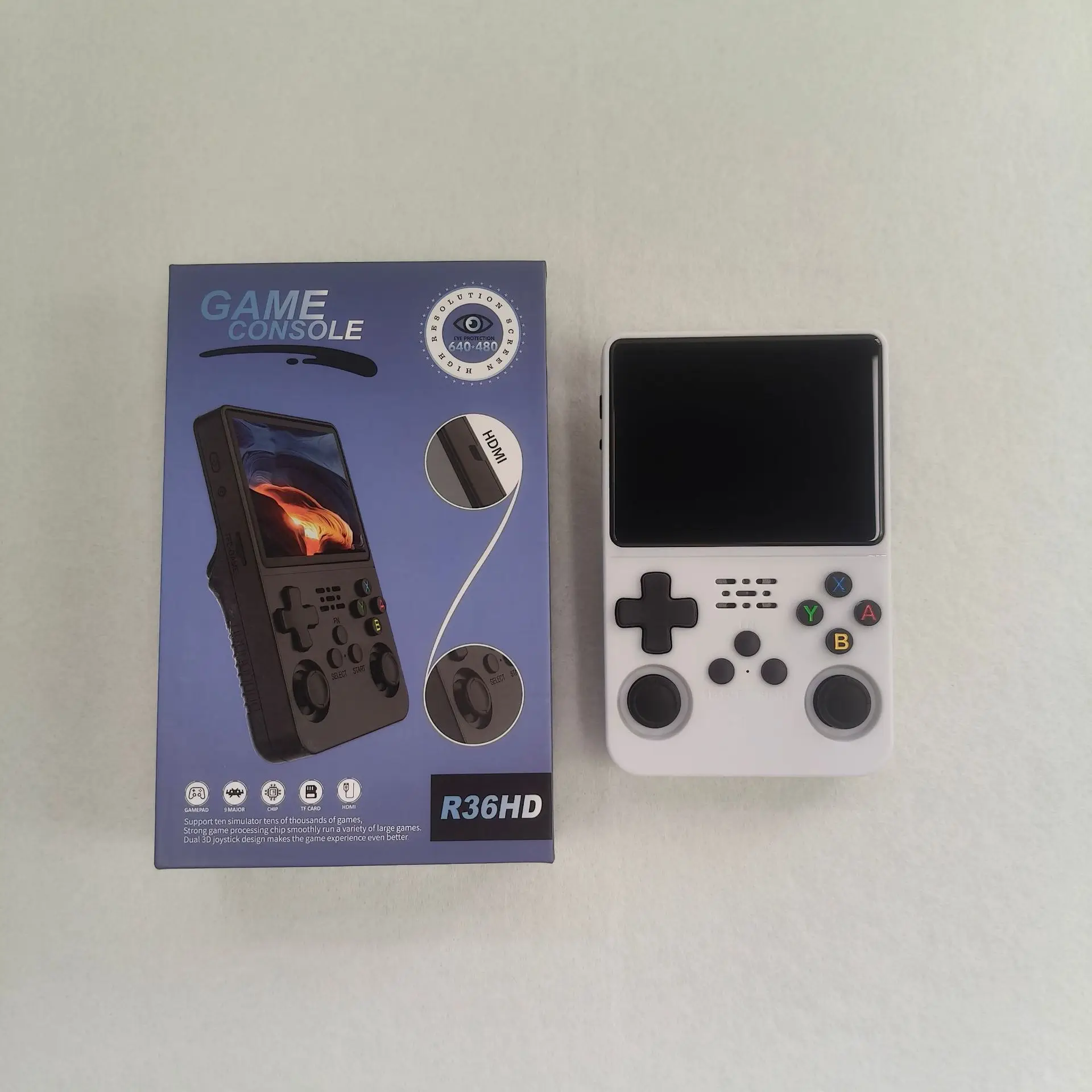 RK3326 Open Source R36HD Retro Handheld Game Console - 3.5