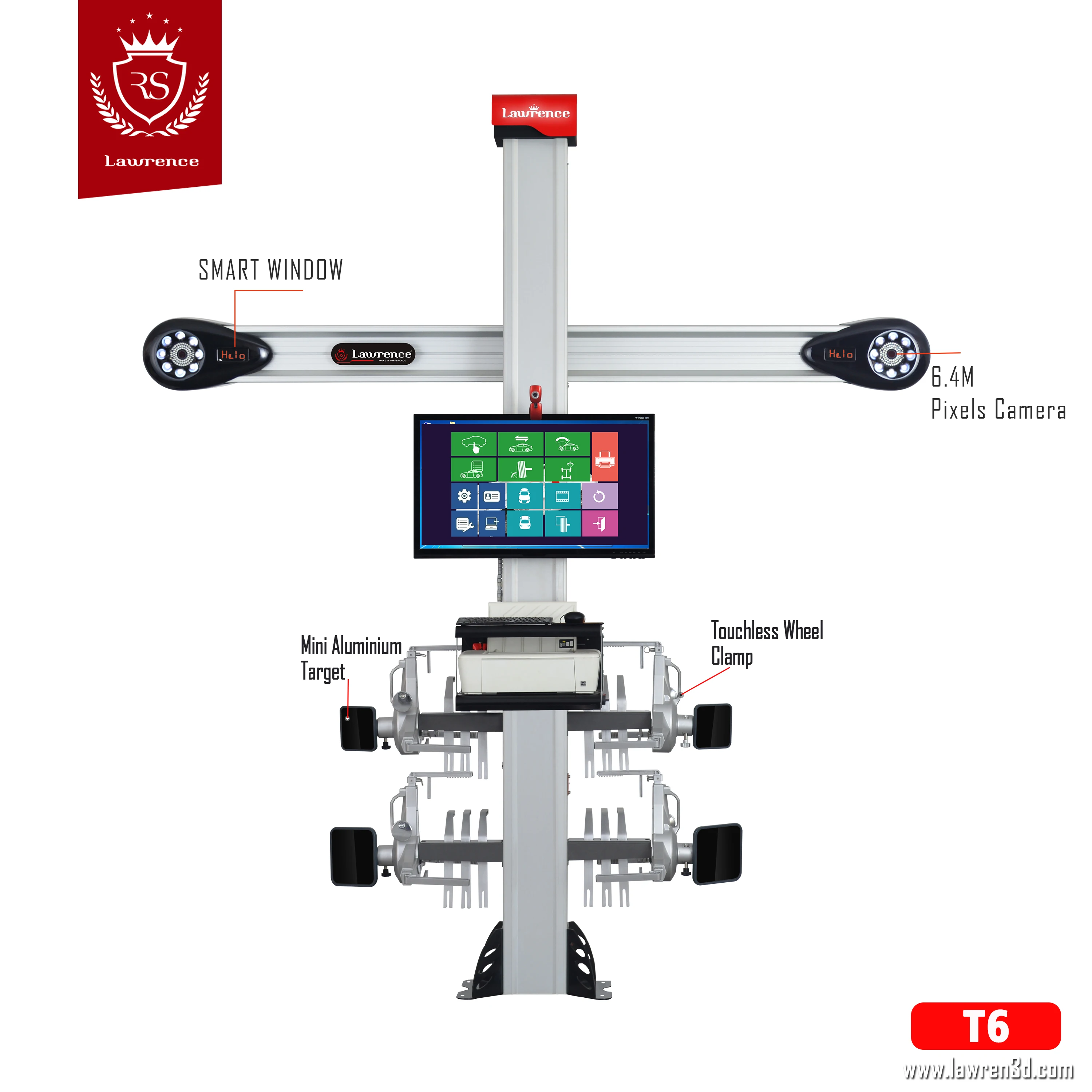 Lawrence Car 3d Manual Wheel Alignment Equipment - Buy Aligner Car ...