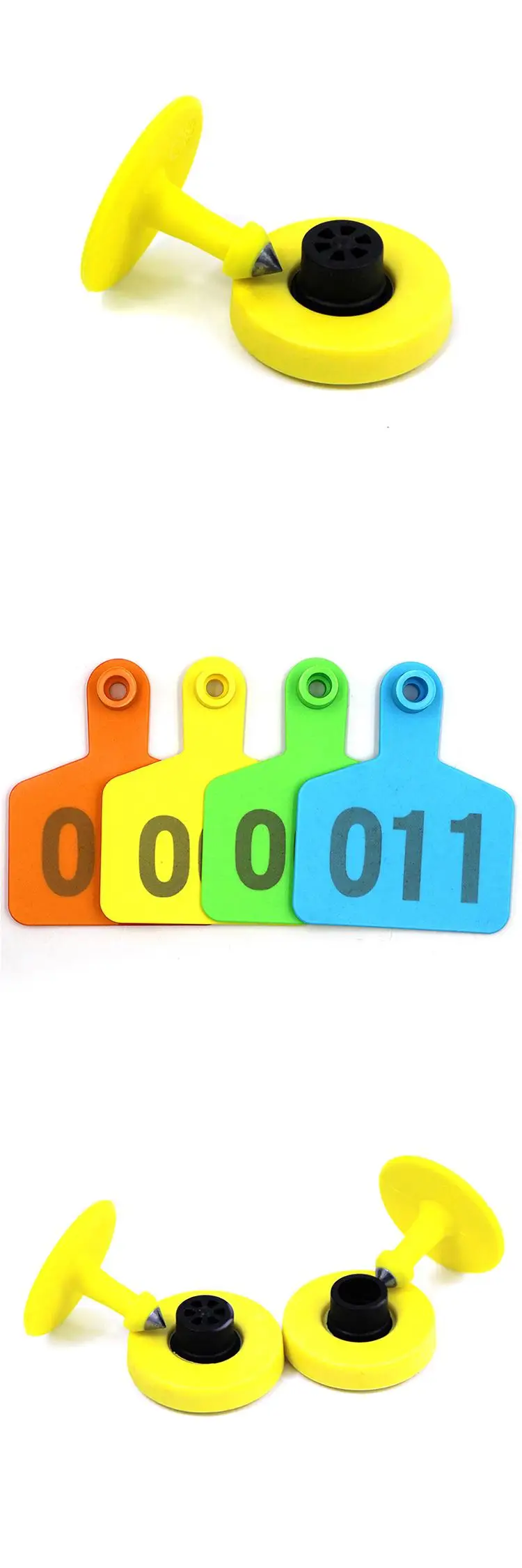 uhf rfid qr code cattle ear tag