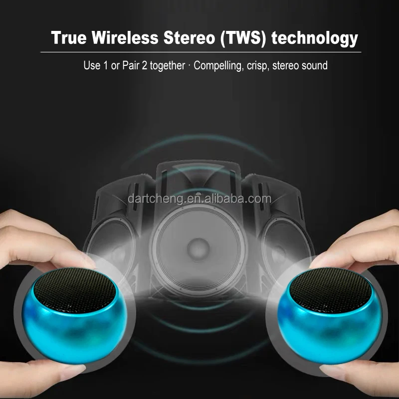 TWS Portable 2PCS Speakers Wireless HIFI BASS Indoor Outdoor Travel Stereo Mini Bluetooths Remote Shutter Speaker - ANKUX.COM