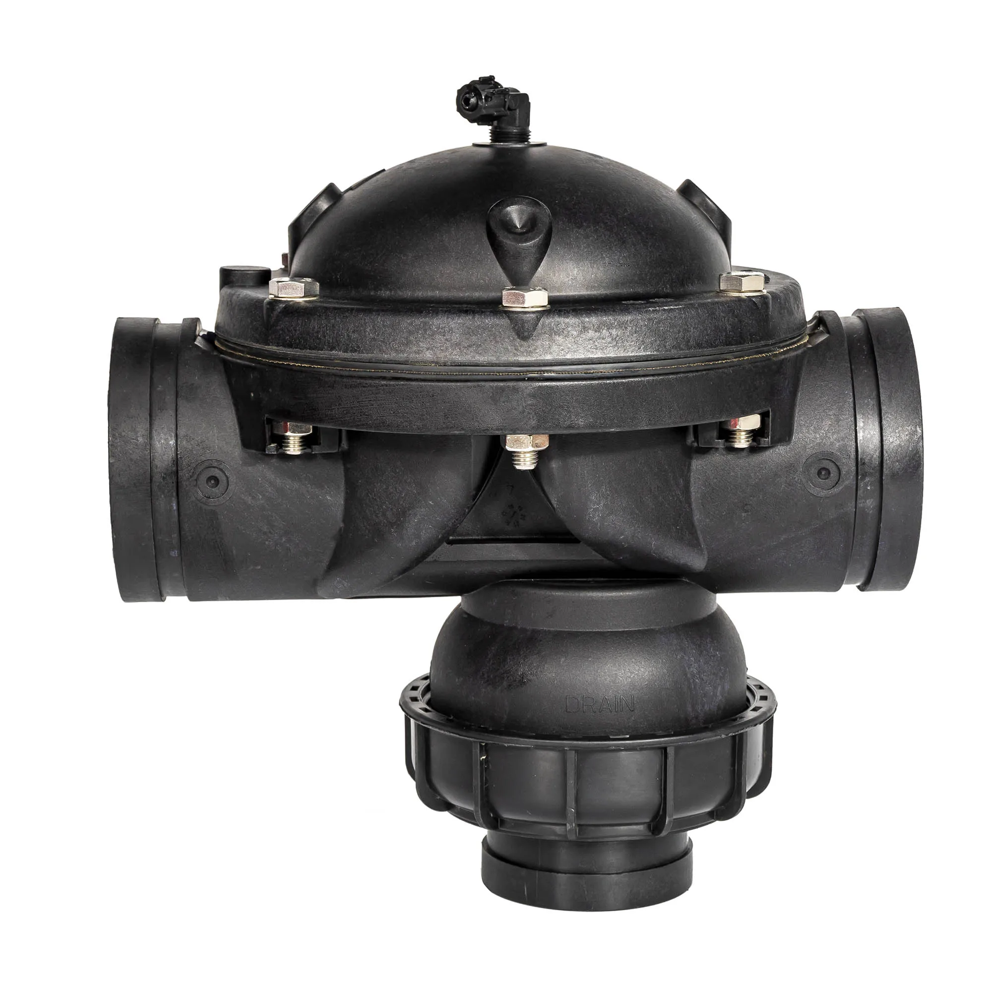 2 way diaphragm hydraulic control water filter pa6 nylon