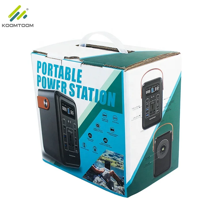 KOOMTOOM 222Wh 60000mAh PD fast charging AC output portable power station for outdoor - ANKUX.COM