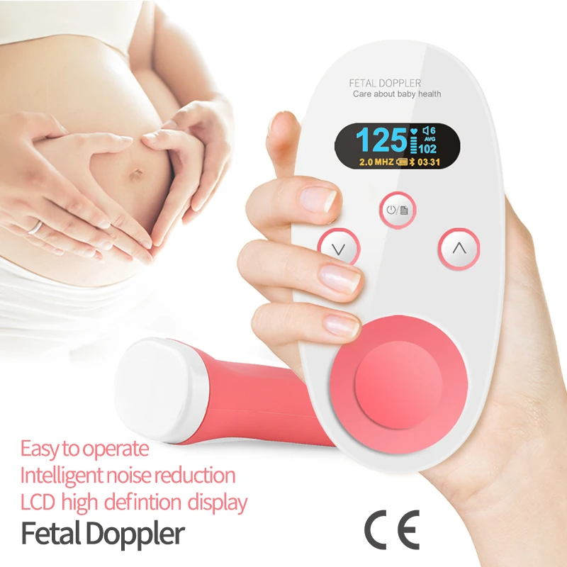 Do detector fetal direto do coração do bebê do ultrassom de Doppler do preço de grosso da fábrica monitor de coração fetal bonito certificado CE