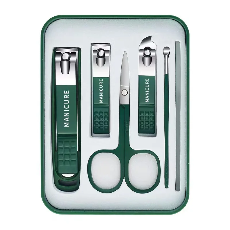 product manicure set nail clippers kit professional nail tool 6 pcs manicure set-1