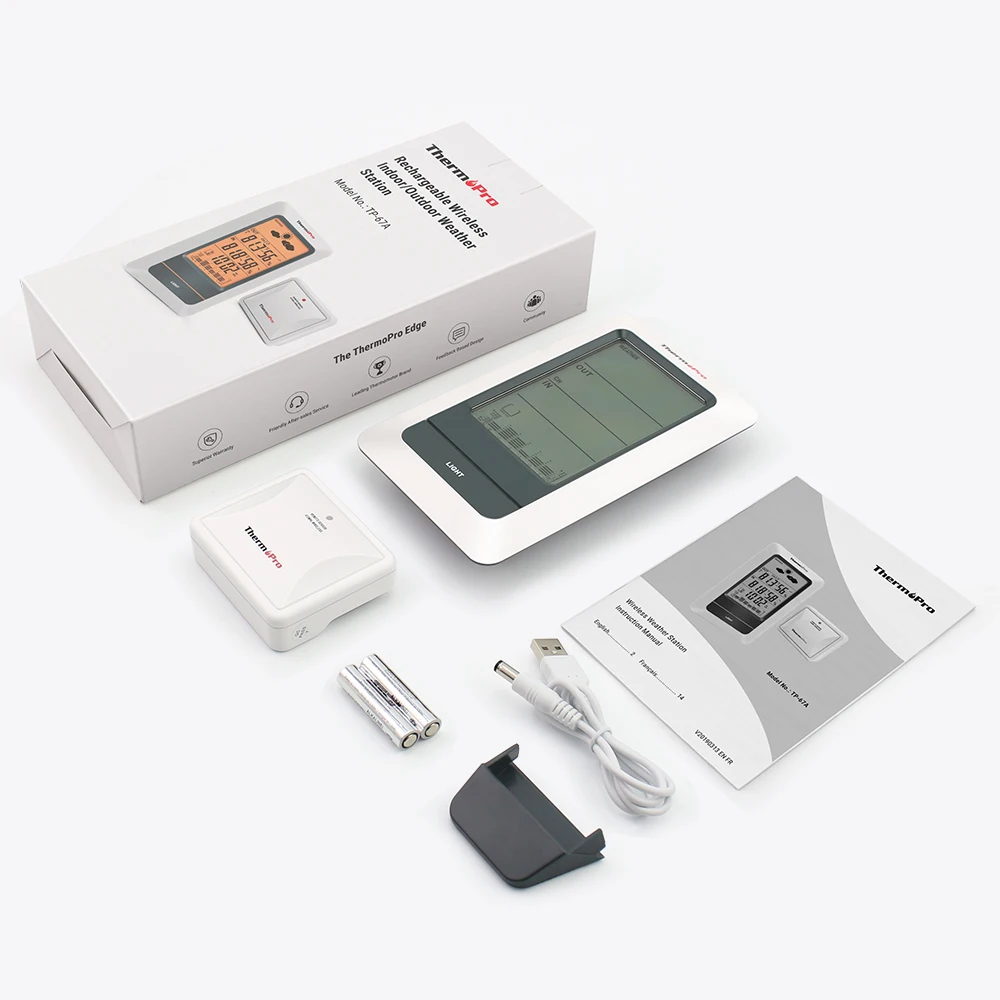 Thermopro Tp67a Weather Forecaster Station Barometer With Waterproof