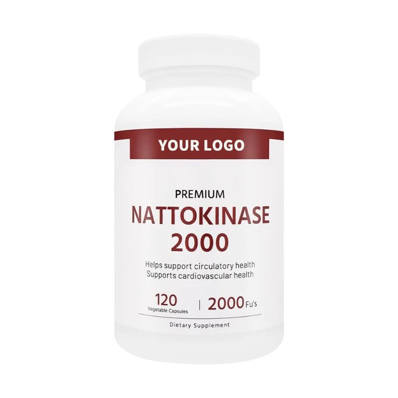 Premium Nattokinase 2000 Fu's 120 Vegetable Capsules, Helps Support Circulatory Health. Non-GMO. factory