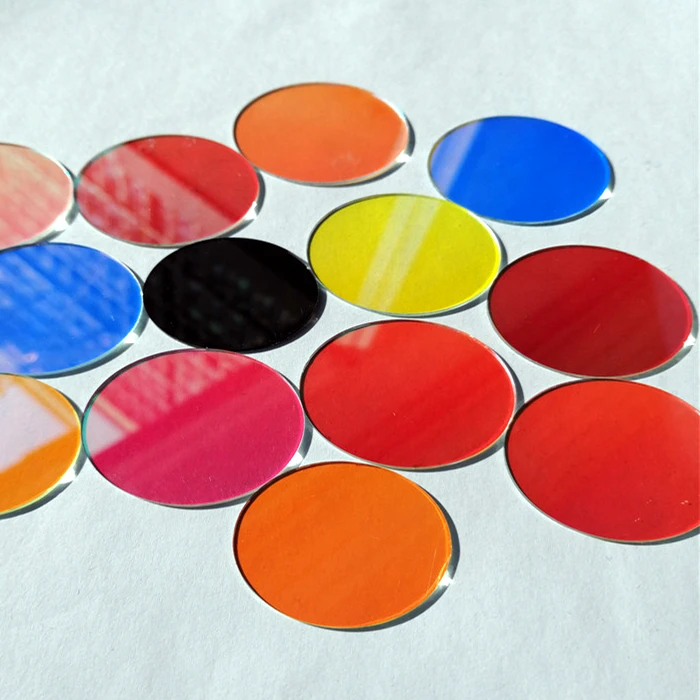 customized size borosilicate dichroic glass mirror