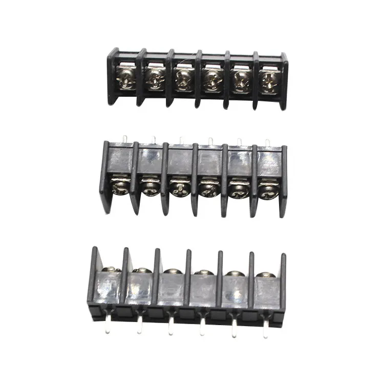 Barrier Terminal Block 8.25mm Pitch Brass Pcb Mount Xinya Xy835b Degson