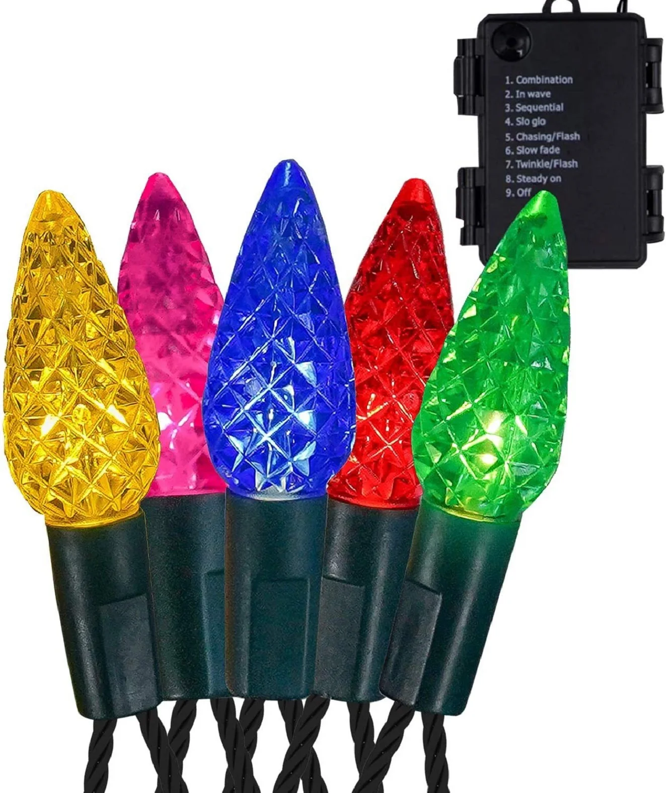 Christmas Decorations Lights Smart Pixel Bulb 50ct C9 Ws2811 12v