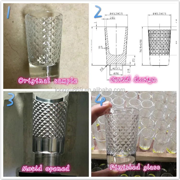 300ml Premium Personalized Customized Shaped Drinking Set Brandy Twist