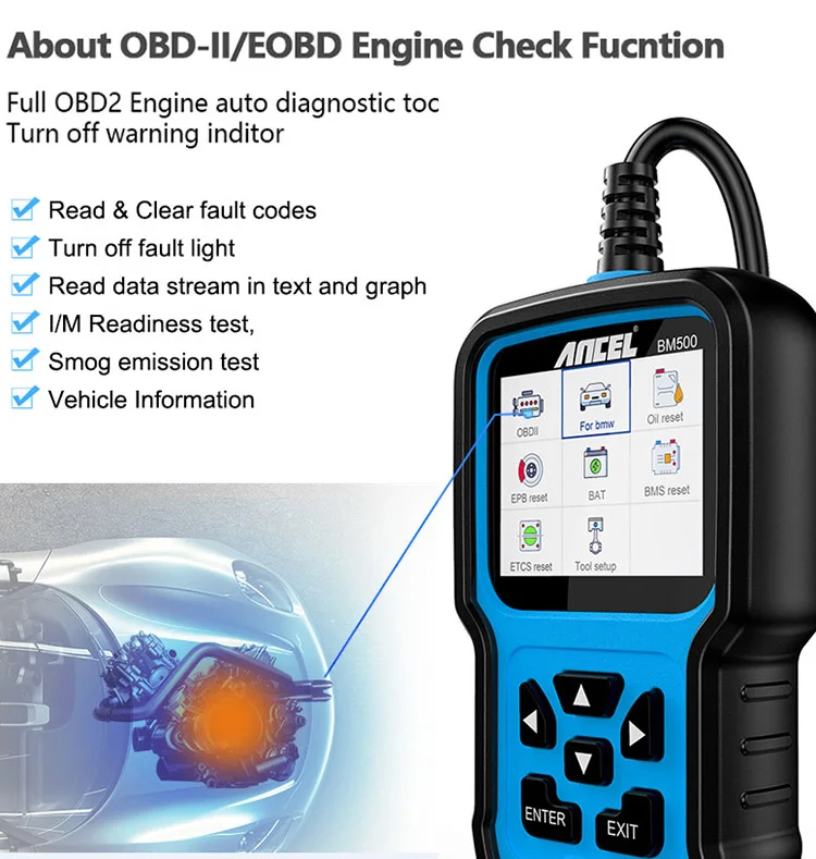 ANCEL BM500 BMW Diagnostic Scanner