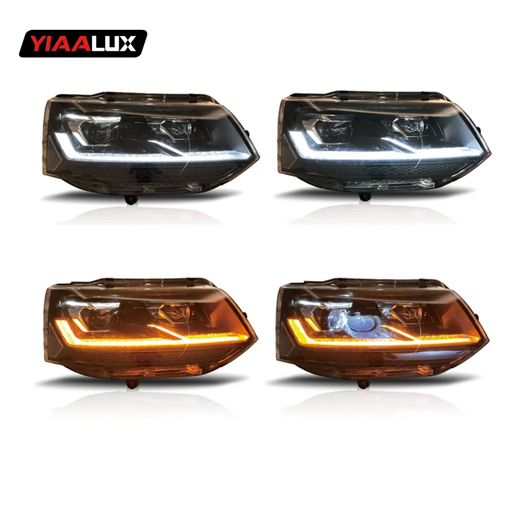 product full led headlights 2011 2015 head lamp for caravelle t5 for volkswagen transporter vw t 5 headlight plug and play-33