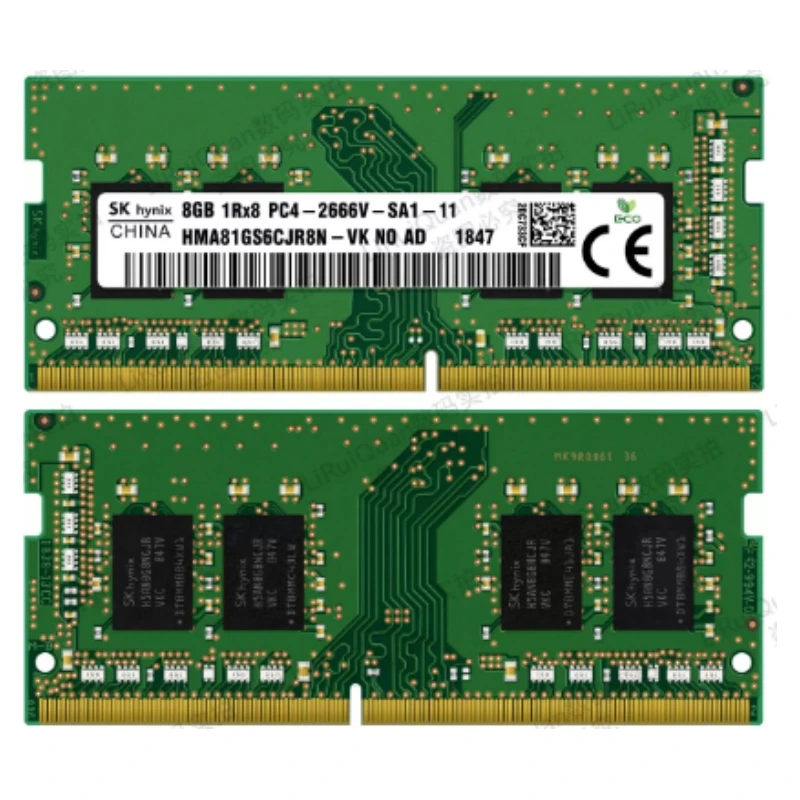 User-installed 16GB DDR4 SODIMM in laptop memory bay with screwdriver and opened chassis