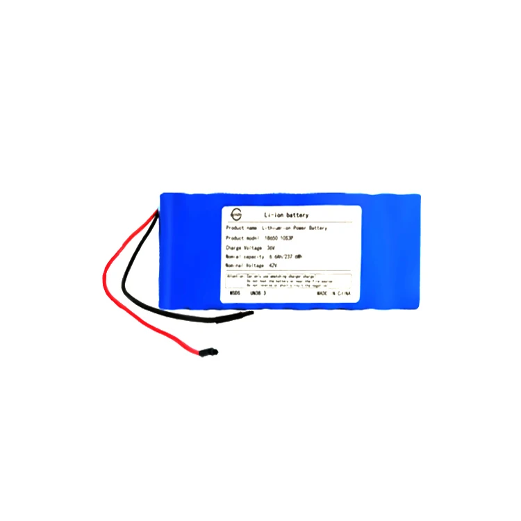 Customized 37v 6Ah 6.6Ah 7.5Ah 7.8Ah 10S3P 18650 rechargeable Lithium Cell battery pack for RC balance car