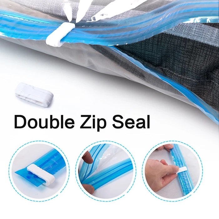 Good Quality Plastic Giant Vacuum Seal Zip Lock Storage Bag Travel