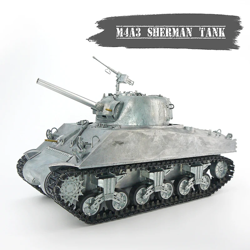 U. S. A. Sherman M4a3 Scale Model Tank Display Tank Model Collections