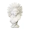Creative white sand Indian woman sandstone tabletop decoration figure decoration