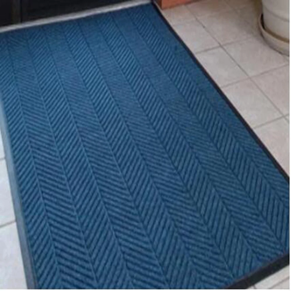 Embossed Antibacterial Rubber Backed Indoor Outdoor Entrance Scraper