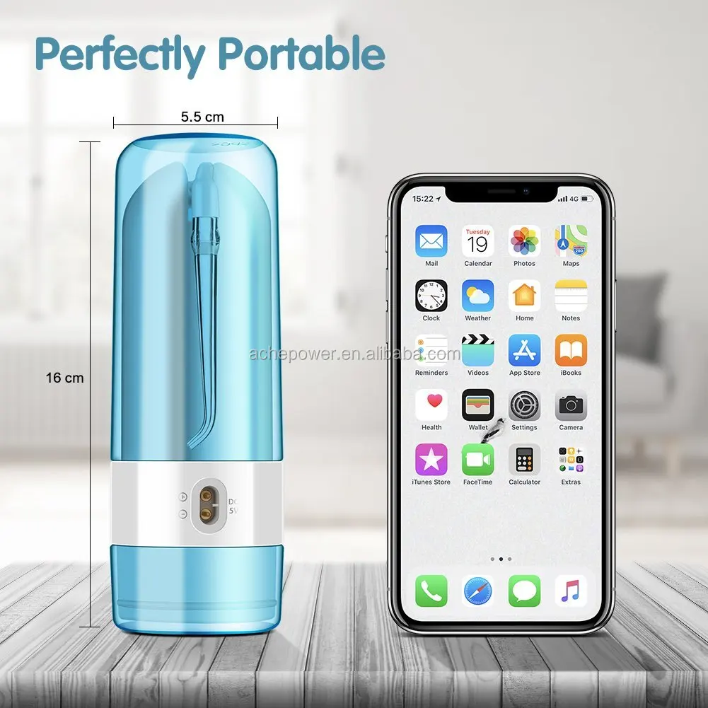 2019 Cordless Water Flosser Advanced Dental Water Pick Oral Irrigator Travel Water Jet for Teeth