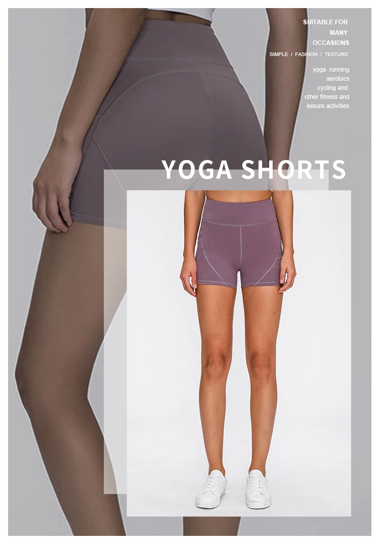 S2025 Alphalete Gym Women High Waist Out Pocket Sports Running Shorts