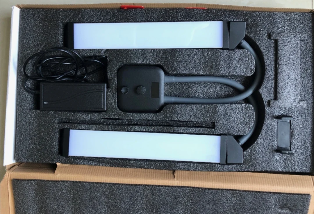Fill light 40W 3360lm  dimming double-arm fill light led photography studio light lamp with adjustable tripod stand