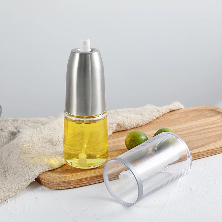 Custom Olive Oil Pourer Oil Spray Bottles Stainless Steel Refillable