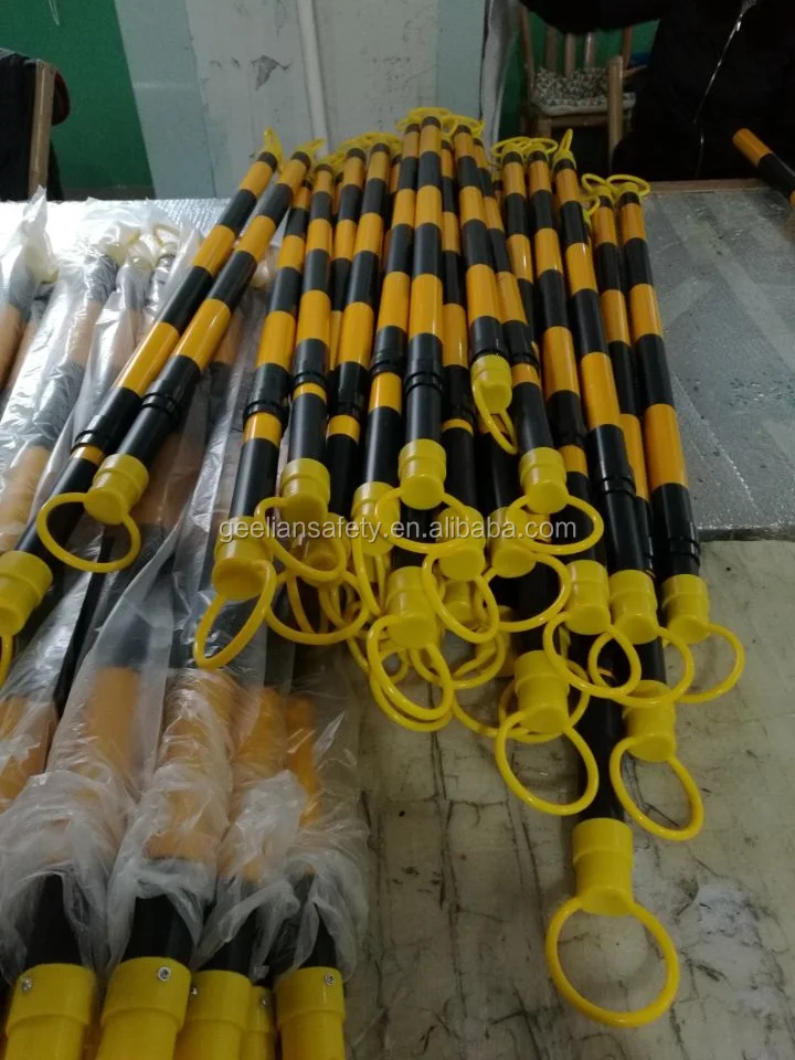 Retractable Traffic Cone Bars To Connect Cone With Lock Long Pvc