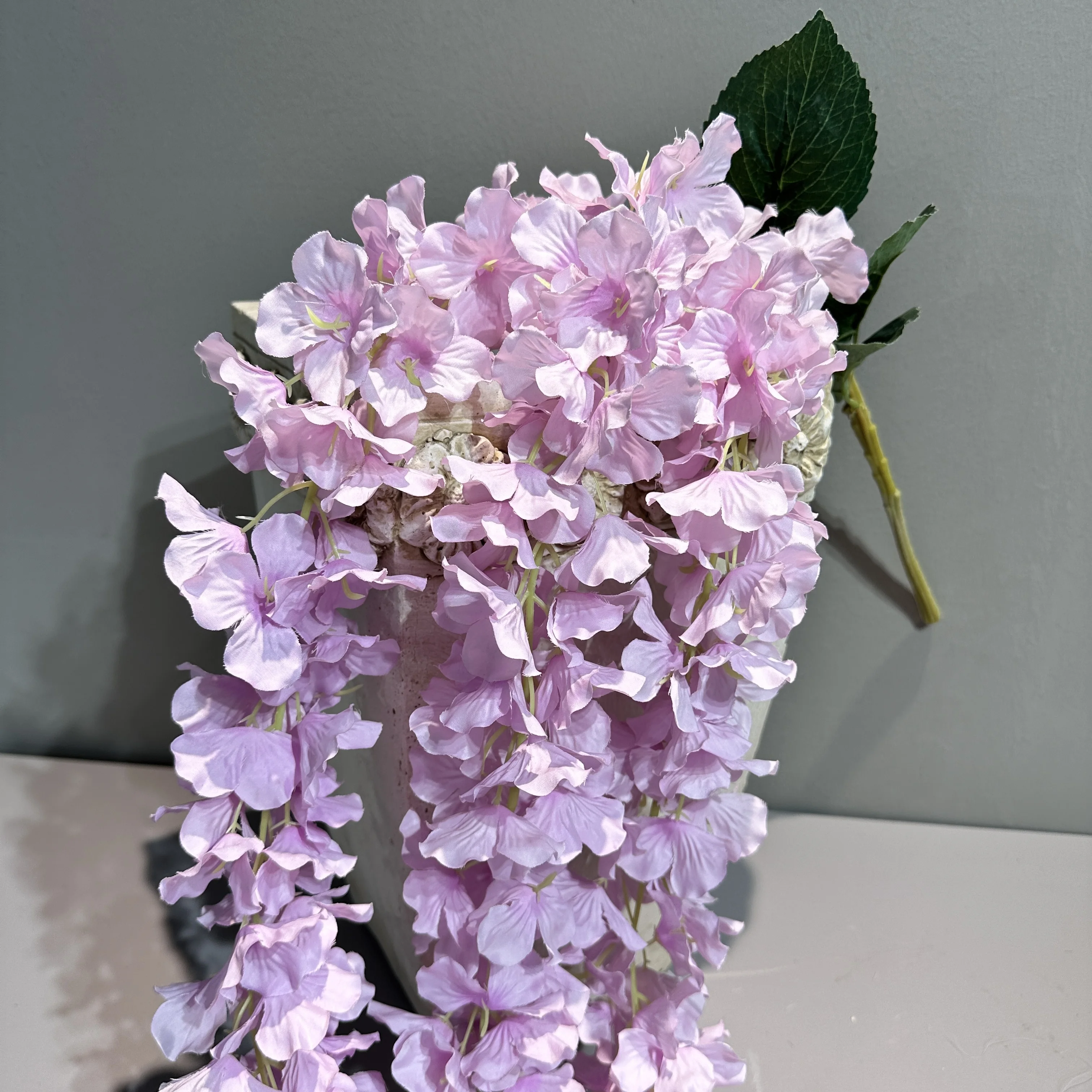 3 Head Branches Rattan Hanging Flower Vines Silk Artificial Flowers