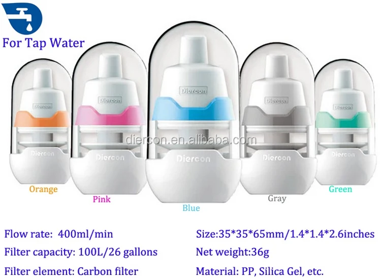 Diercon New Water Filter Bottlemate Portable Water Filter Remove Lead