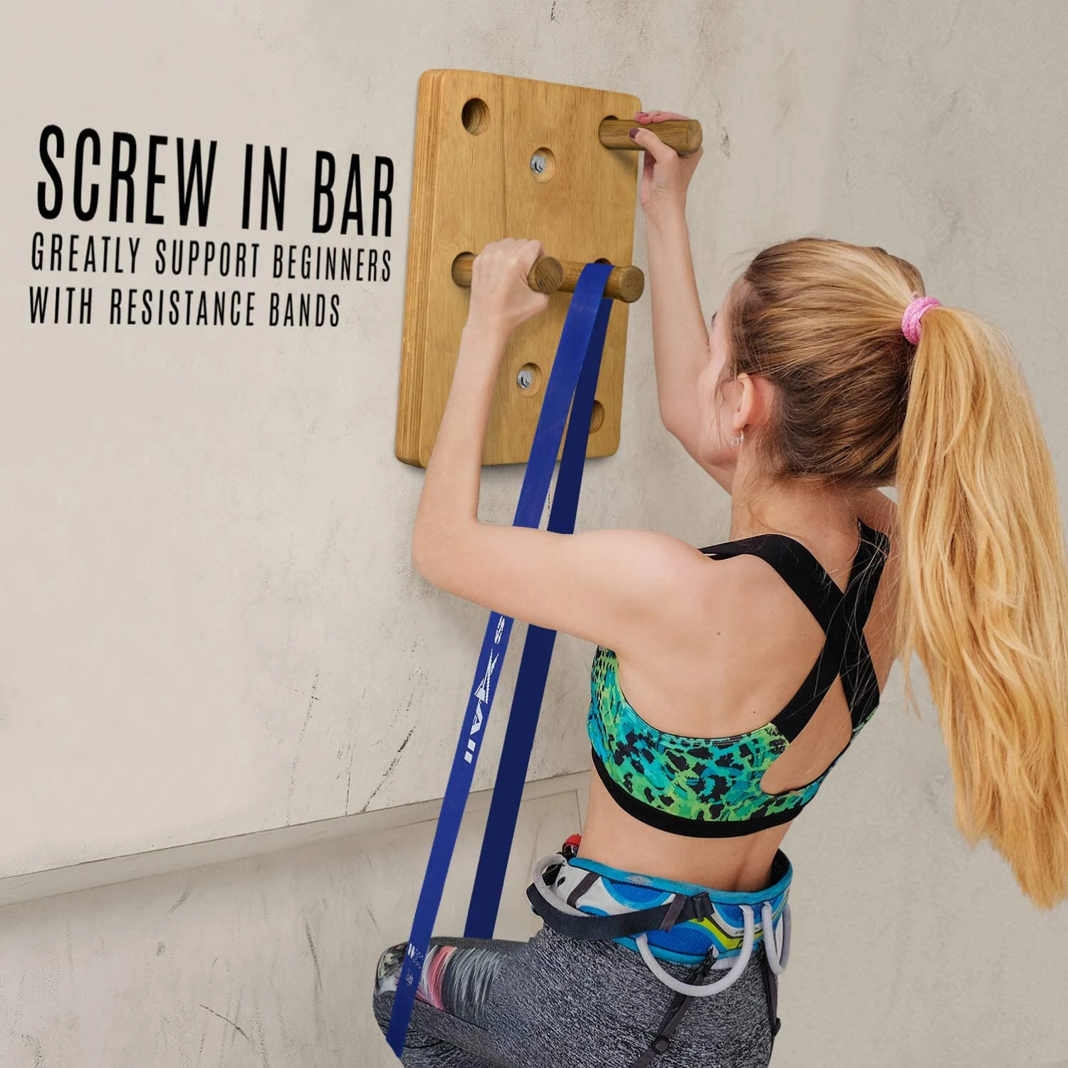 Lecheng Climbing Pegboard Alternative Hangboard Rock Climbing Doorway