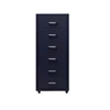 Wholesale price office home furniture colourful vertical 6 drawer metal document storage file cabinet with wheels