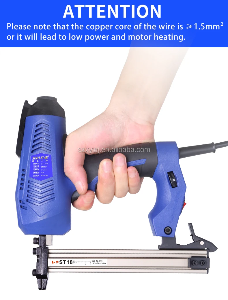 Xinyi St18 2350w 220v Electric Concrete Nailer 3/4" Cement Nail Gun