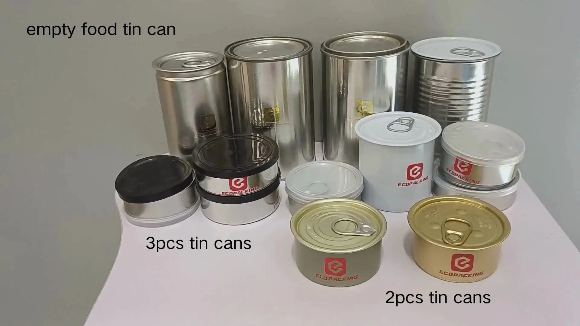 Metal Ring Pull Tin Cans 66*27mm and 83*46mm Empty Canned Tuna