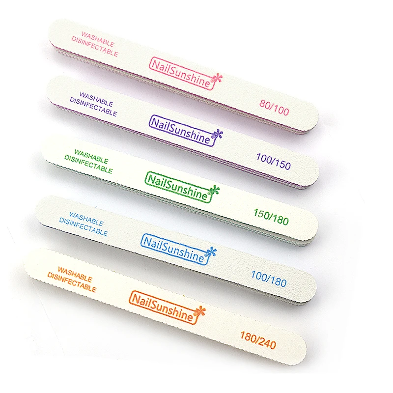 Nailsunshine Custom Printed Logo Nail Files Private Label Abrasive File