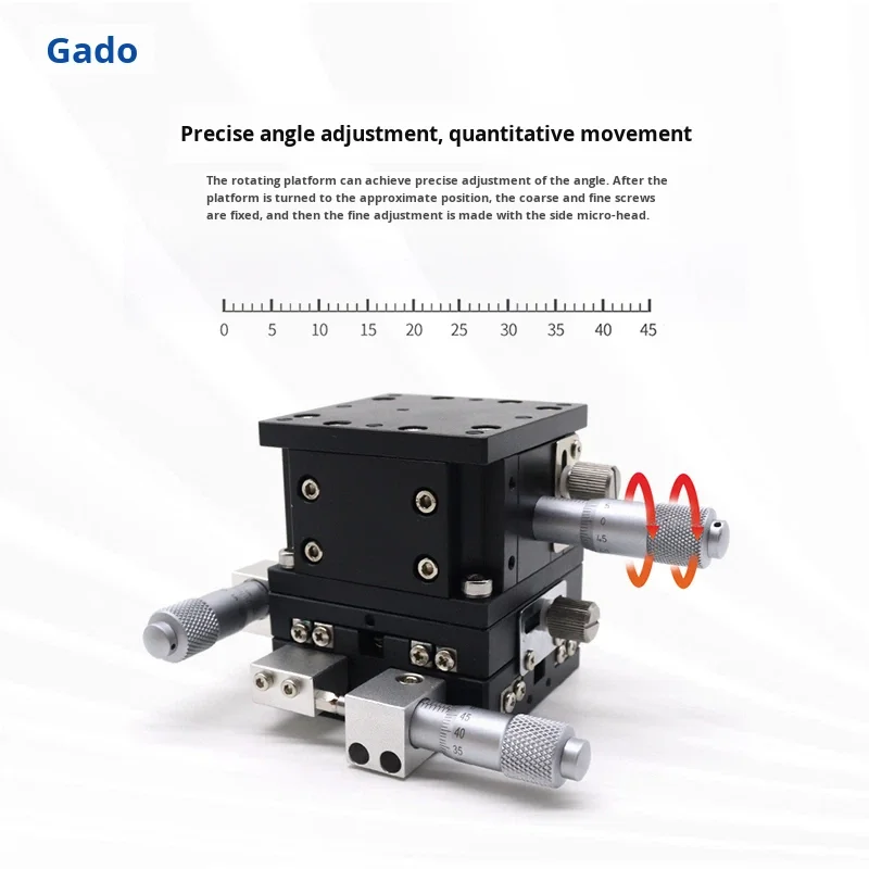 90 three axis motion displacement table aluminum alloy engine manual fine adjustment-14