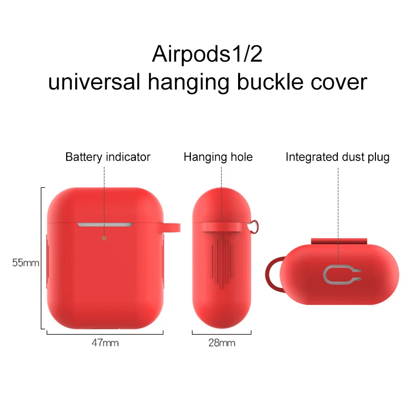 Ultra Thin TPU BT Wireless Earphone Protective Case For Airpods 2 Multi Candy Color Headphone Bag For Airpods 2 Accessory.jpg