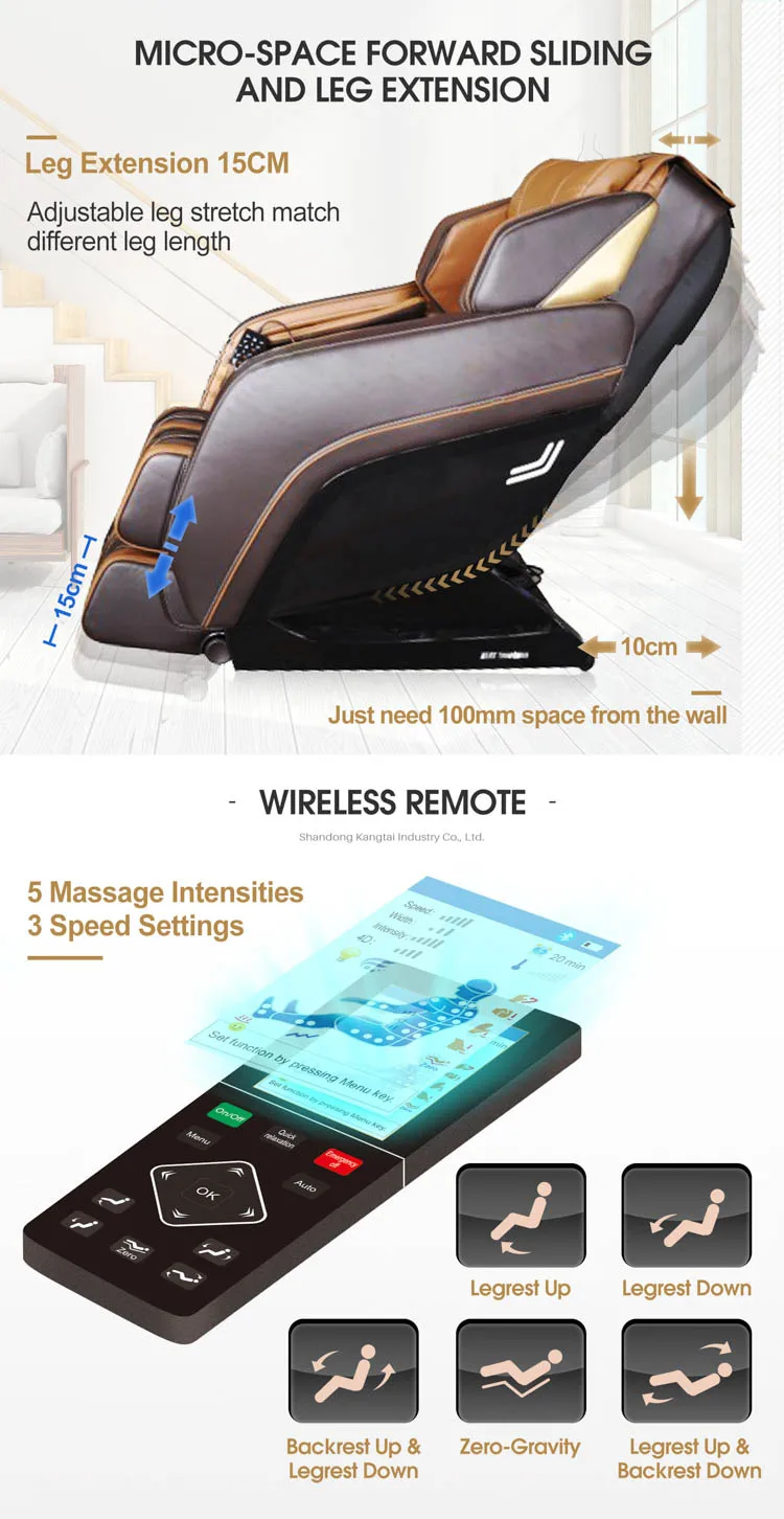 RK7903 new massage sofa chairs gravity shiatsu relax full body healthcare massage chair airbag