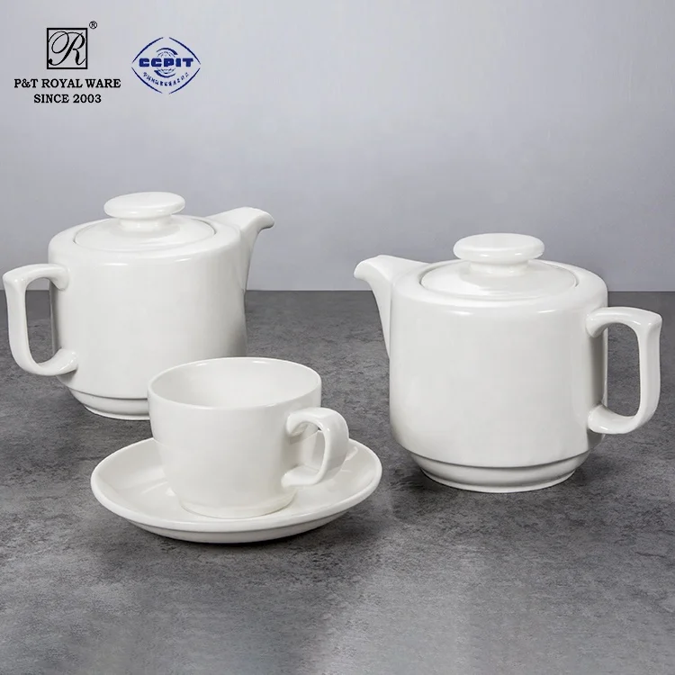 factory plain catering ceramic tea pot