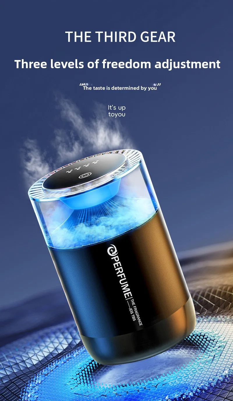 Smart Car Air Purifier Diffuser Long-Lasting Air Freshener Perfume Diffuser with Cloud Fragrance Plastic Long-Lasting Humidifier