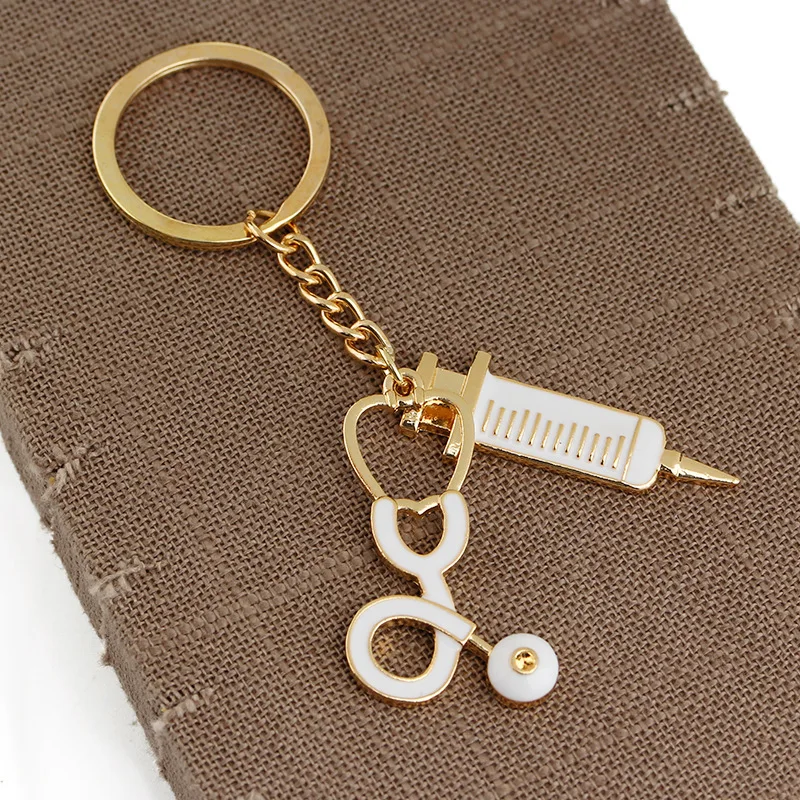 Custom Nurse Doctor Medical Stethoscope Keychain Buy Stethoscope
