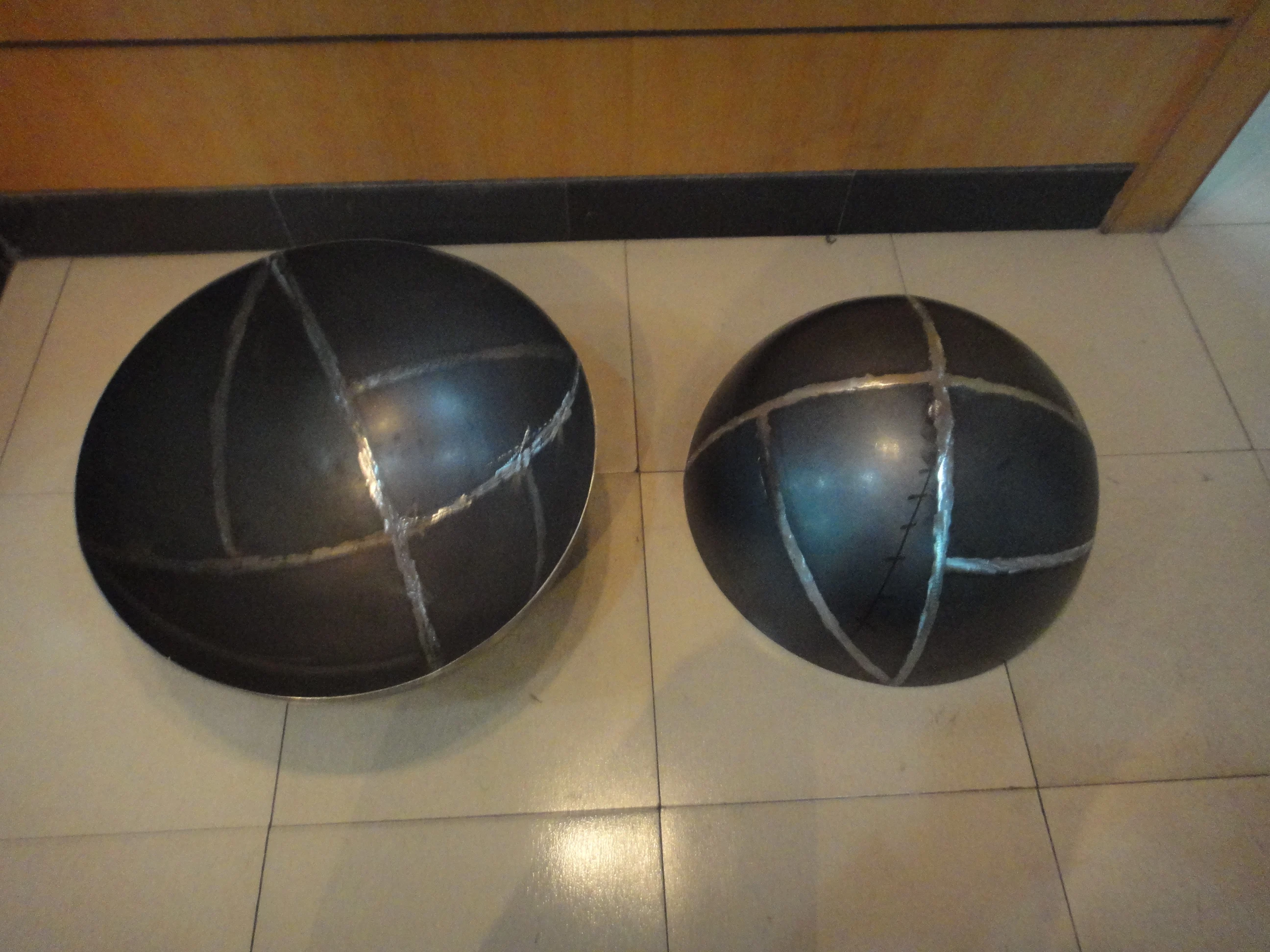 Plain Steel Half Sphere