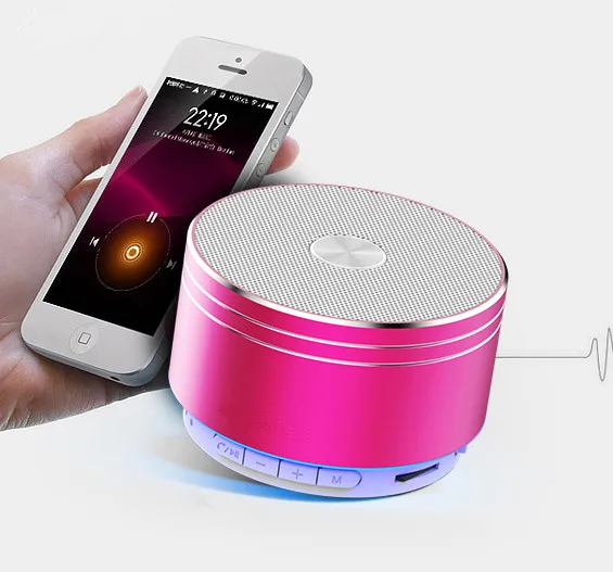 2020 Outdoor portable colorful led speakers wholesale waterproof Wireless stereo blue tooth HD Sound Speaker - ANKUX.COM