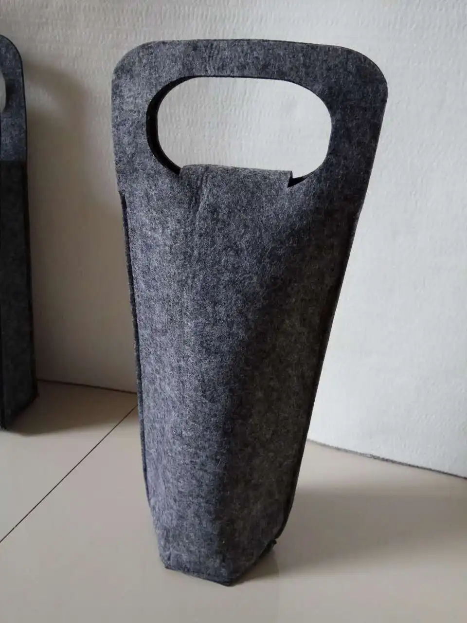 colorful colors felt collapsible wine insulated bag