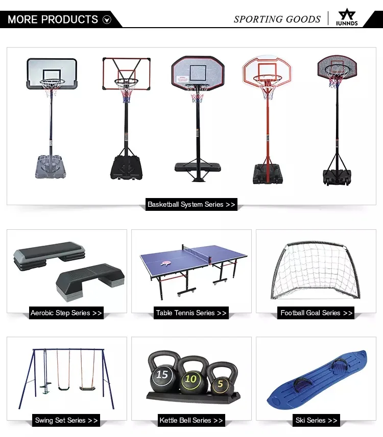 Cheap Outdoor Portable Plastic Base 10 Foot Basketball Net Rim Hoop