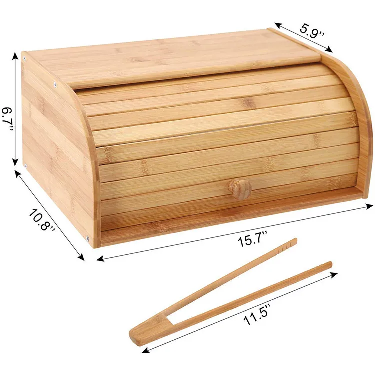 Natural Wood Food Storage Cardboard Bread Box, View cardboard bread box