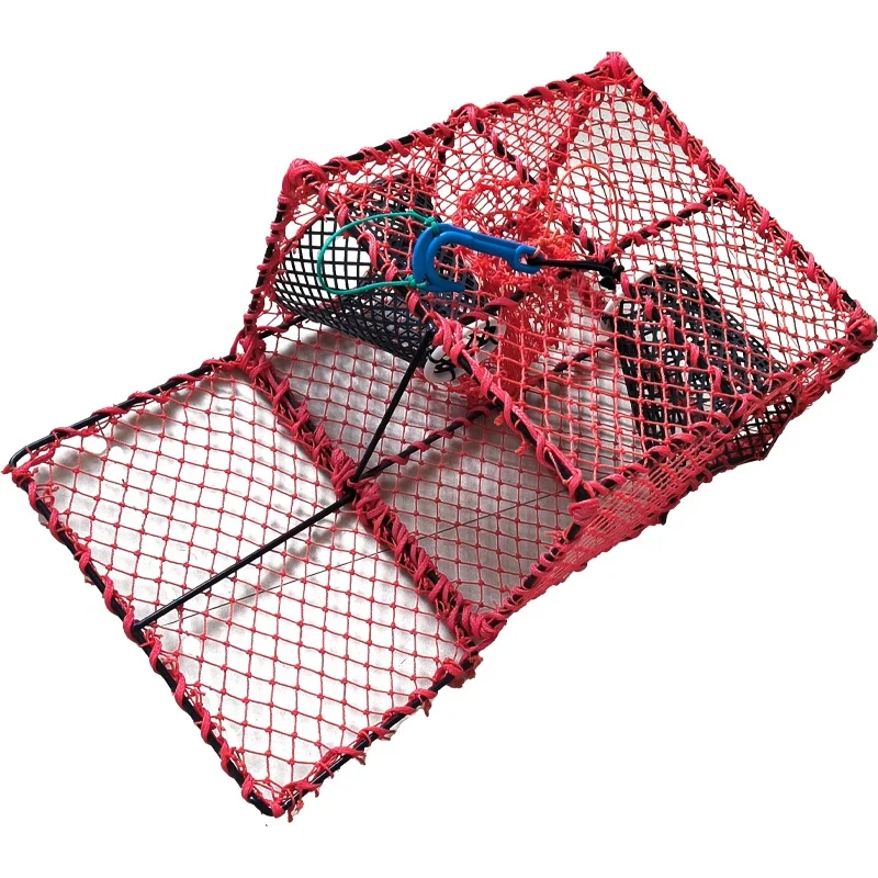 ASIR Crab Trap Three Entrances Large Fish Traps Seawater And Freshwater Portable Collapsible For Minnow Crabs Bait Lobster Blue Crabs Crawfish Shrimp