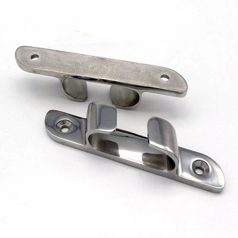 6/" Polished Stainless Steel Straight Chocks