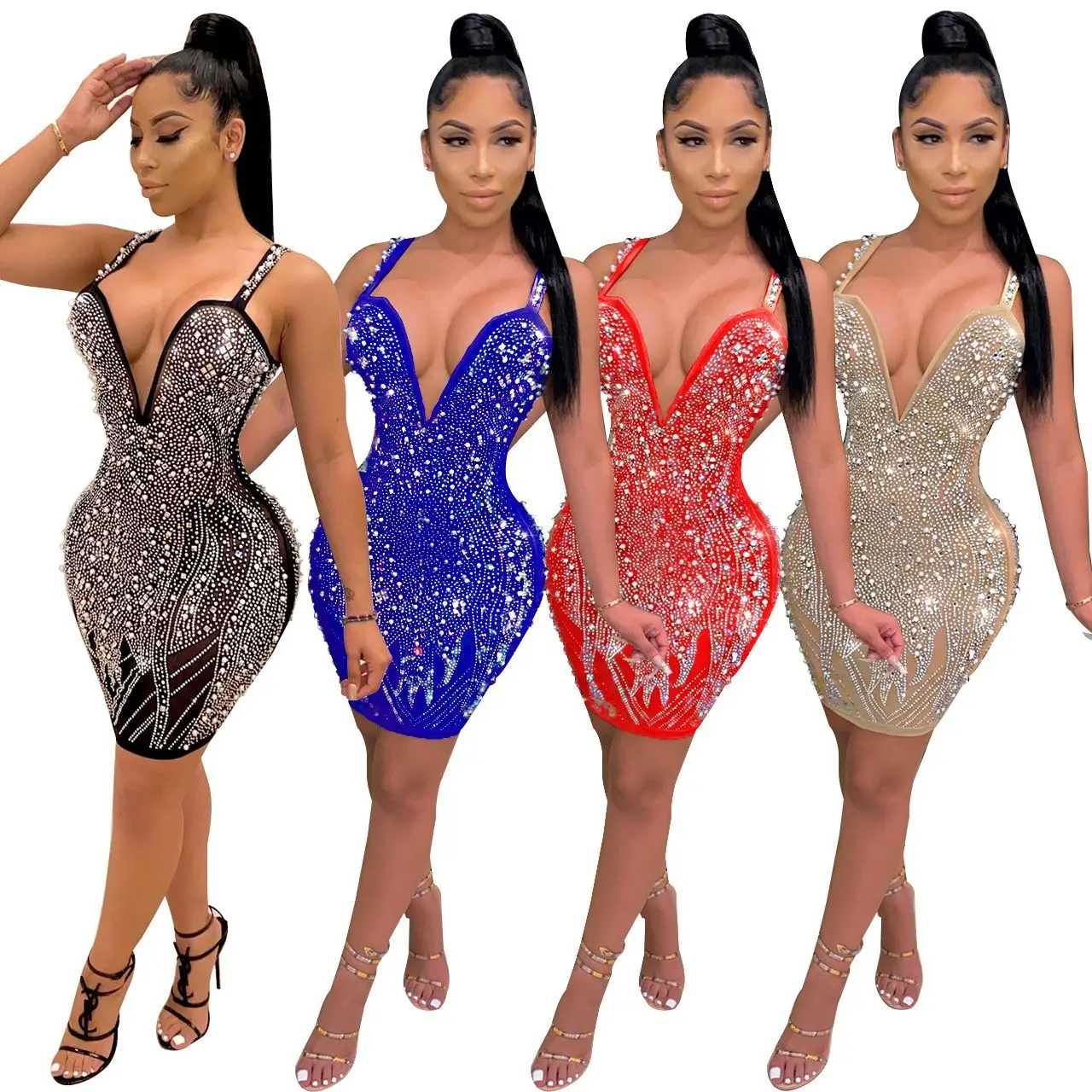 sexy diamond dress