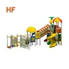Safe child molded plastic playground equipment large outdoor playground slide playground china HF-G059B