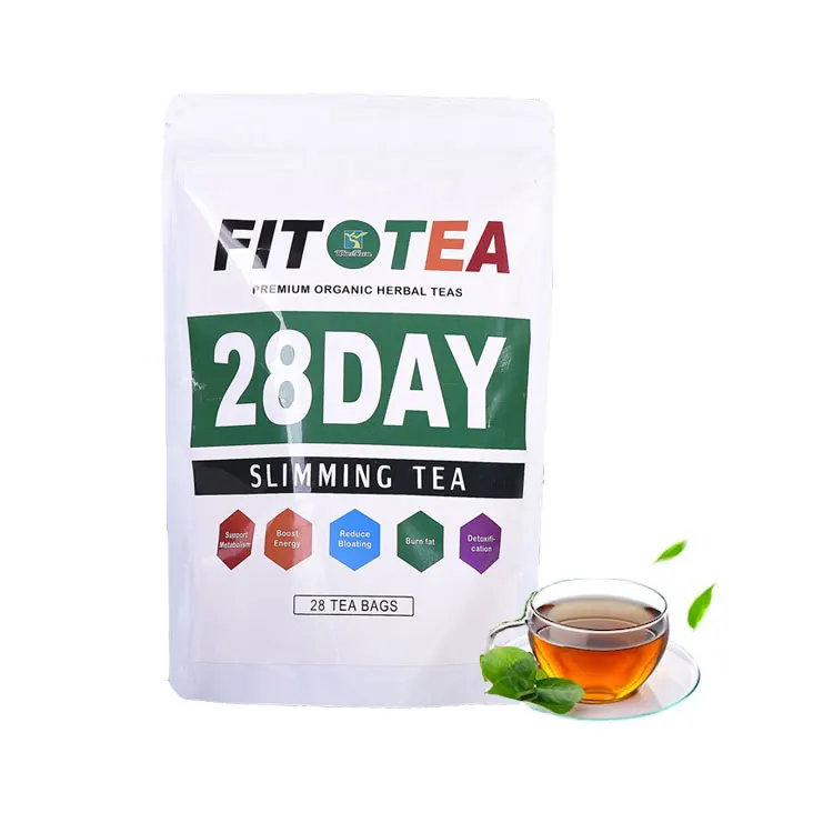 Sugar Free Fit Tea 28 Days Fast Flat Tummy Slimming Tea Private Label Weight Lose Coffee 28 Days